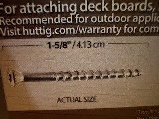 25 LB 1-5/8" x 7 TRIM SCREW